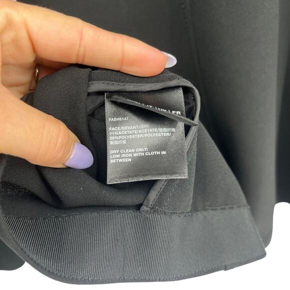 LAFAYETTE 148 NEW YORK Blazer Jacket Black Two Button Pockets Lightweight 18 - Picture 8 of 11